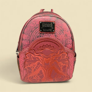 Women's Loungefly Marvel Scarlet Witch Red Black Mini Backpack One Size
